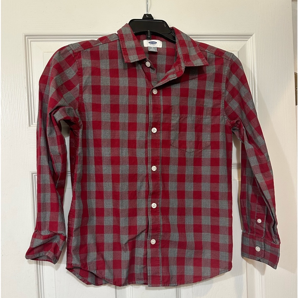 Old navy long sleeve button down size m(8)